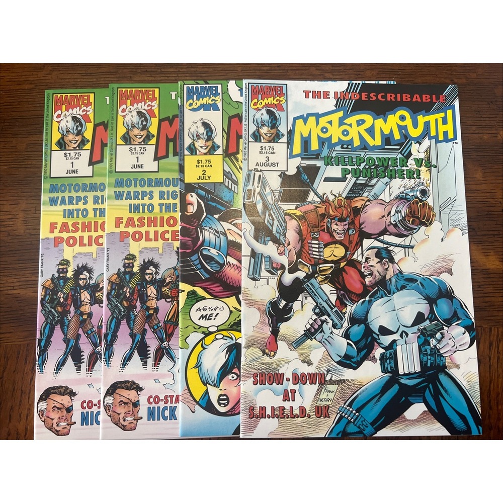 Motormouth #1-3 1992 Marvel Comics Lot of 3‎ Comics